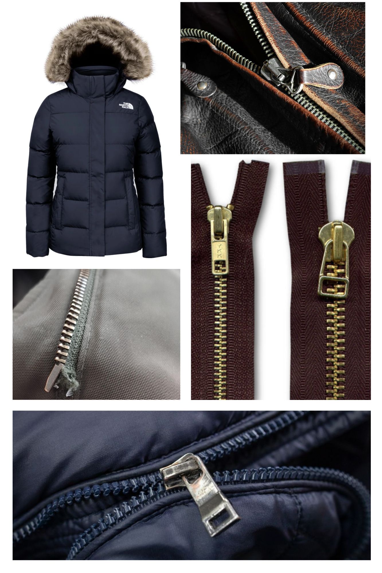 Coat Zipper Replacement - New Coat Zipper